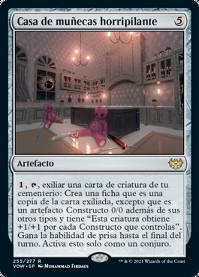 Casa de muñecas horripilante