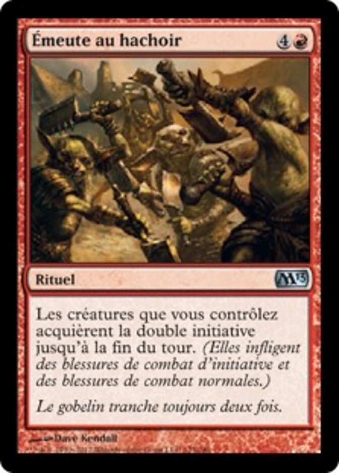 Émeute au hachoir