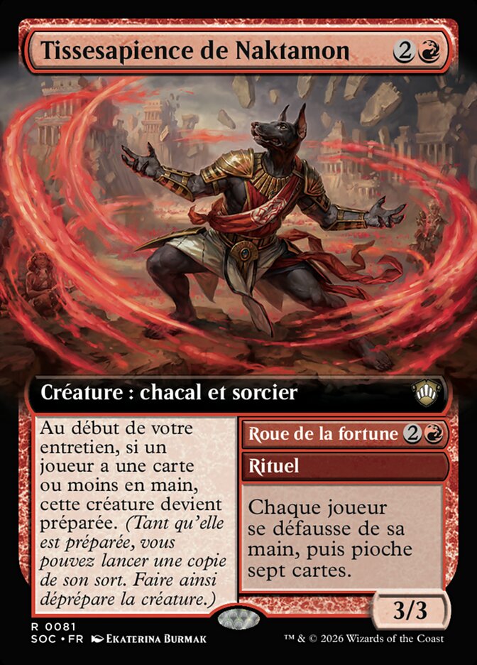 Naktamun Lorespinner // Wheel of Fortune