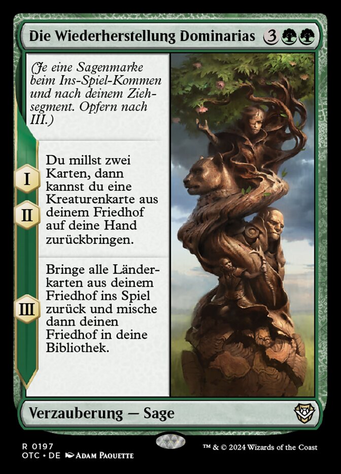 Die Wiederherstellung Dominarias