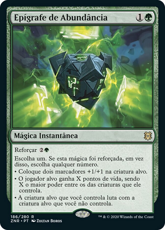 Epígrafe de Abundância