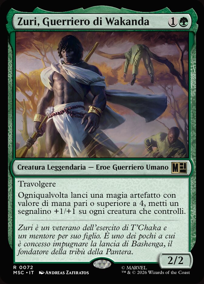 Zuri, Guerriero di Wakanda