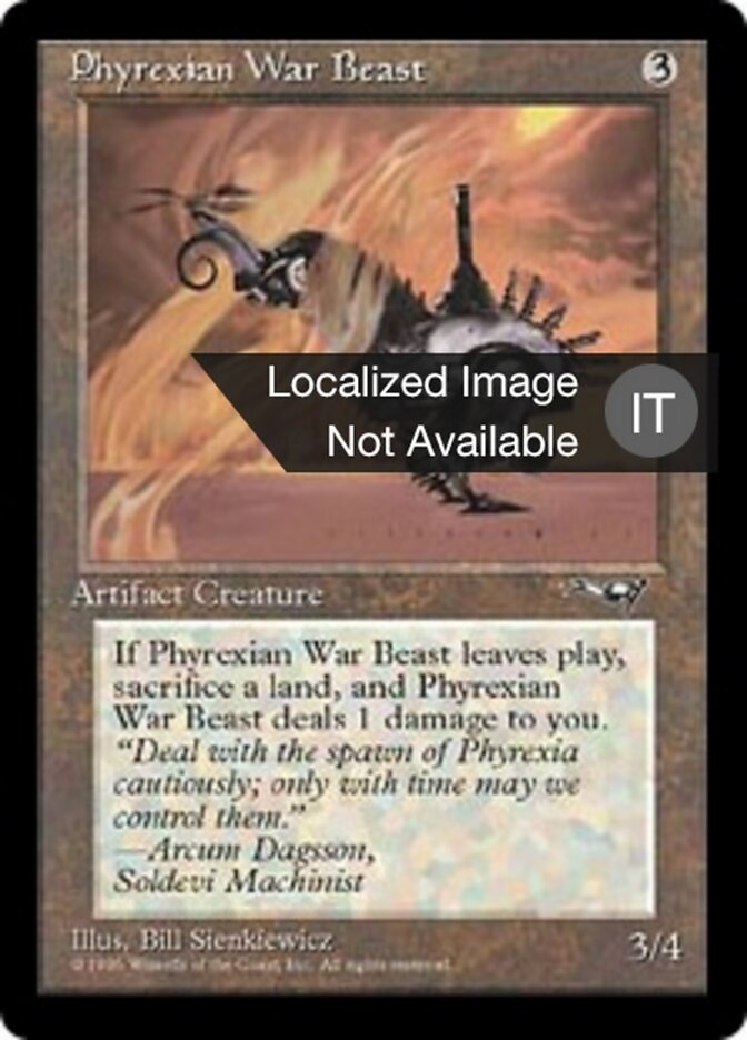 Bestia da Guerra di Phyrexia
