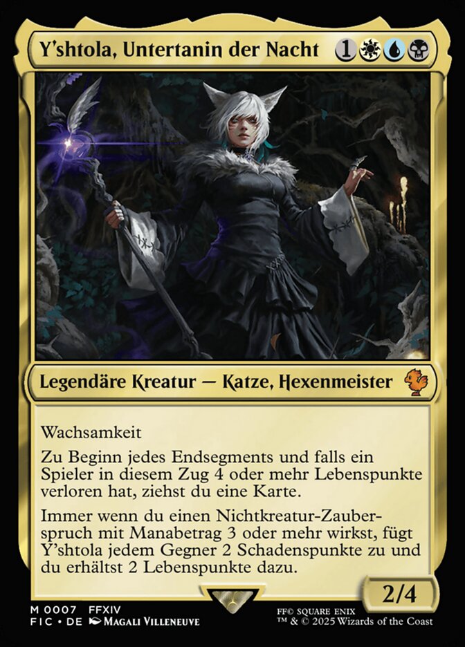 Y'shtola, Untertanin der Nacht