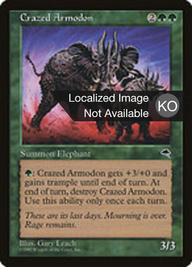 Crazed Armodon
