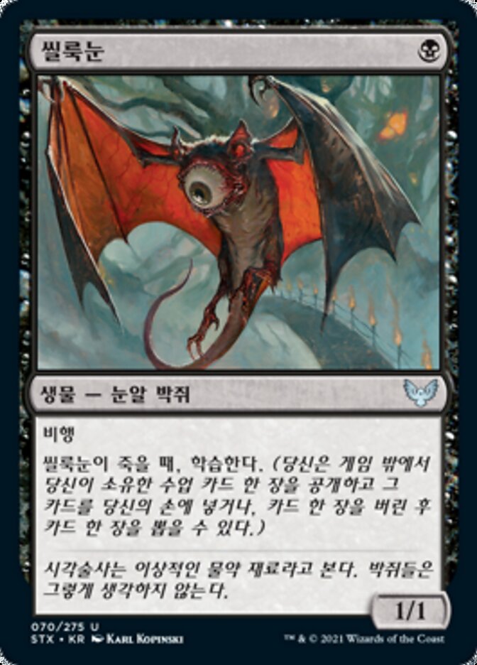 씰룩눈