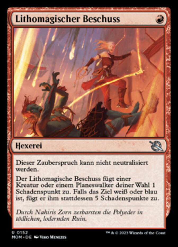 Lithomagischer Beschuss