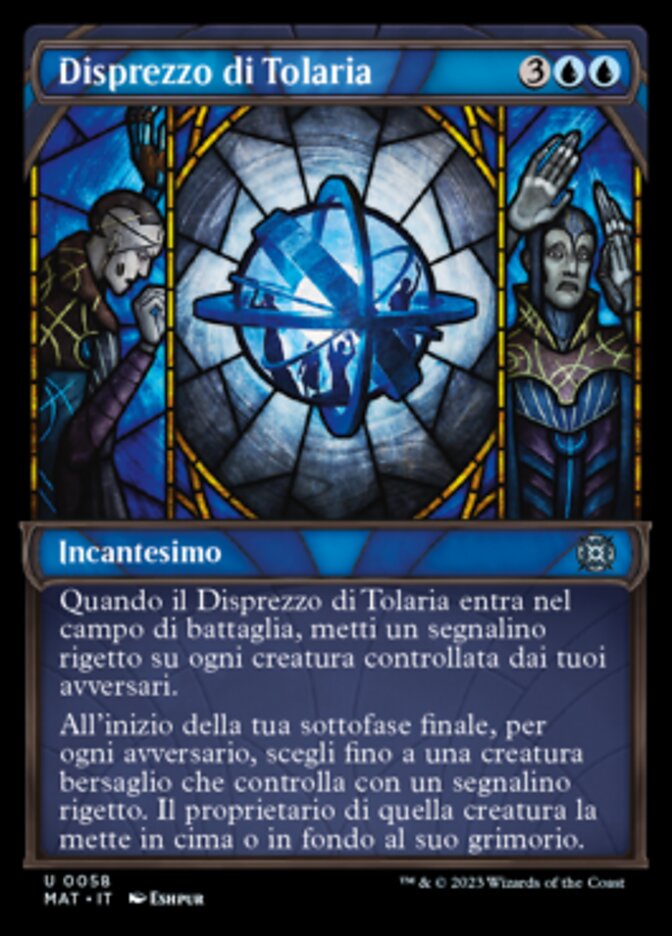 Disprezzo di Tolaria