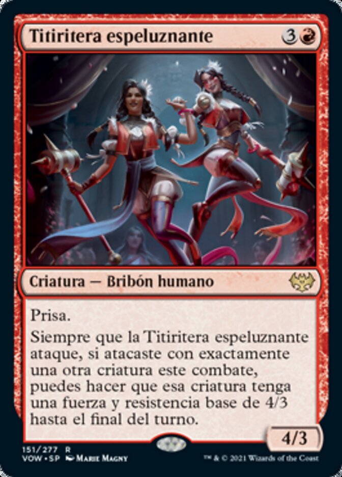 Titiritera espeluznante