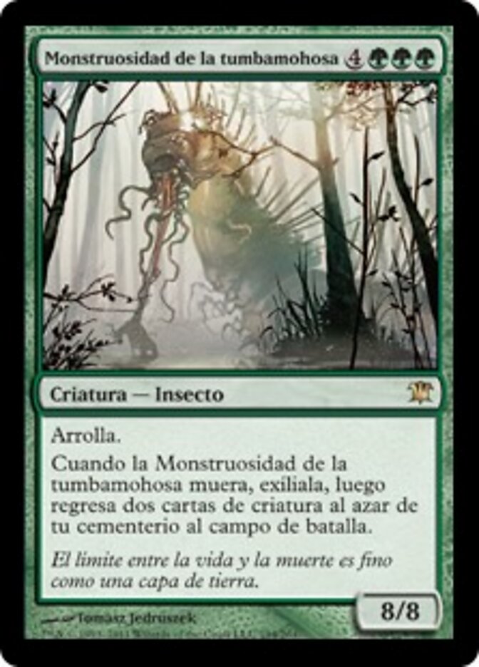 Monstruosidad de la tumbamohosa