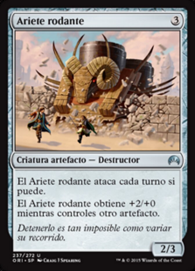 Ariete rodante