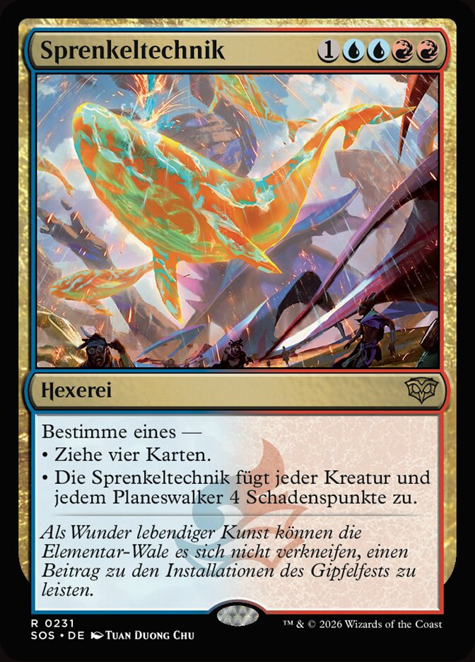 Sprenkeltechnik