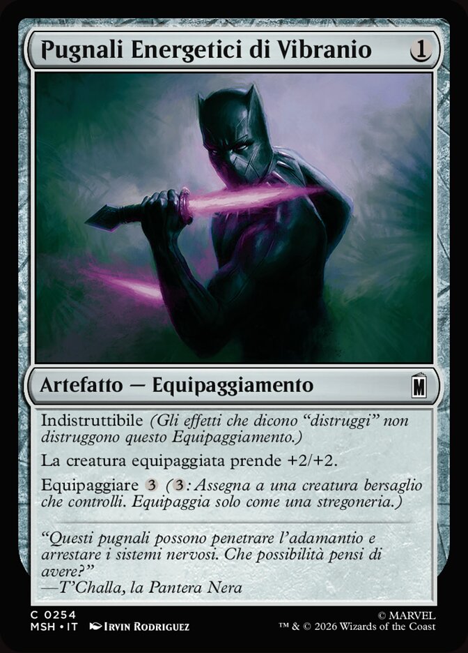 Pugnali Energetici di Vibranio