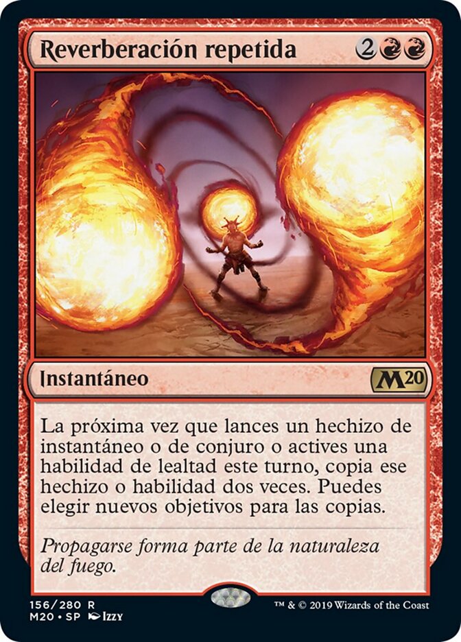 Reverberación repetida