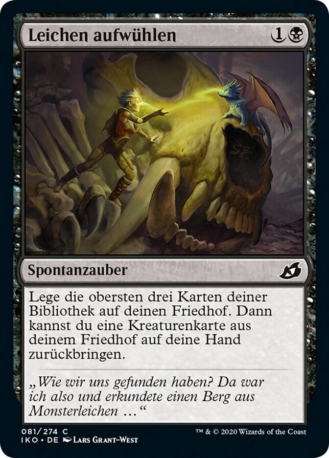 Leichen aufwühlen