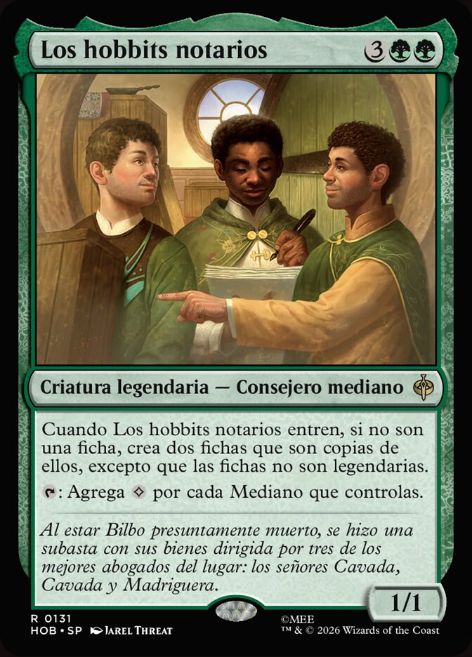 Los hobbits notarios
