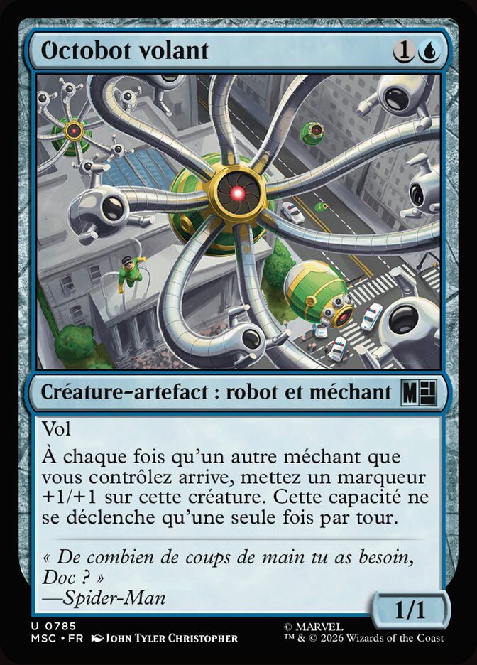 Octobot volant