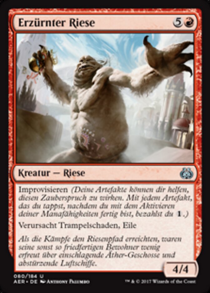Erzürnter Riese