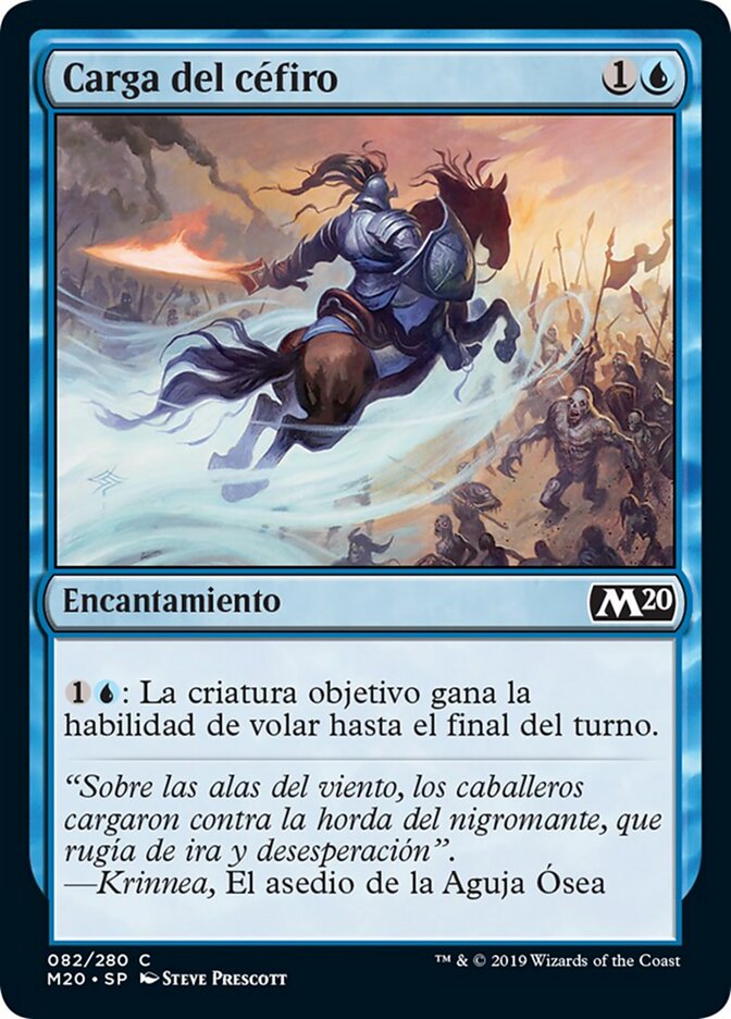 Carga del céfiro