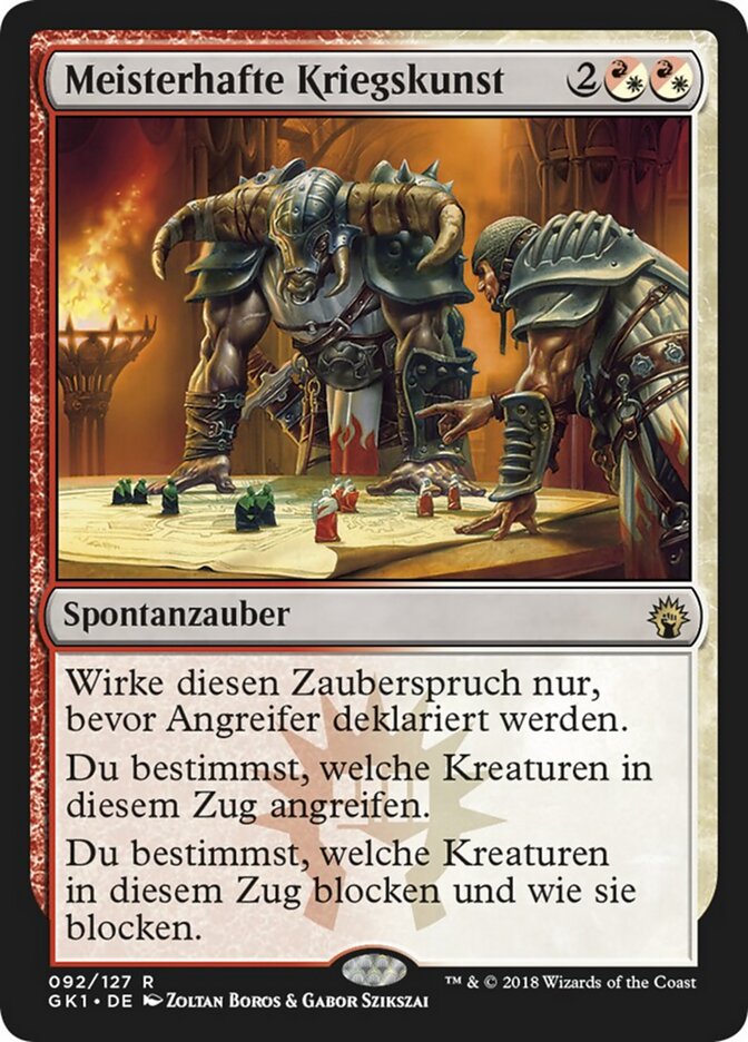Meisterhafte Kriegskunst