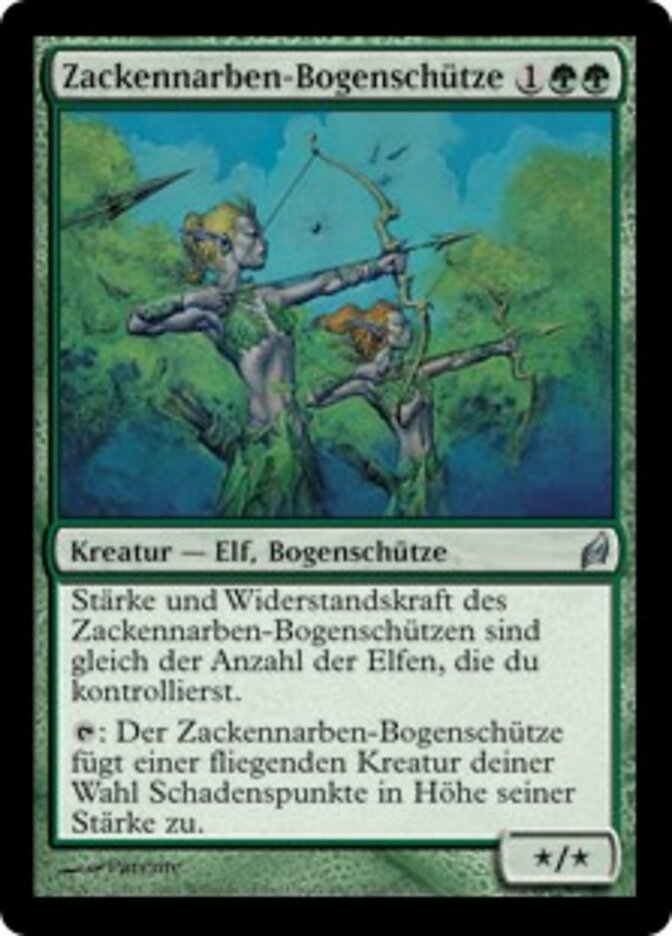 Zackennarben-Bogenschütze