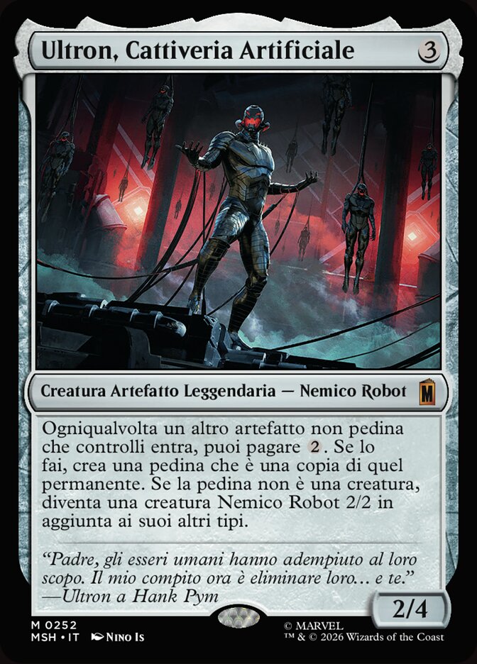 Ultron, Cattiveria Artificiale