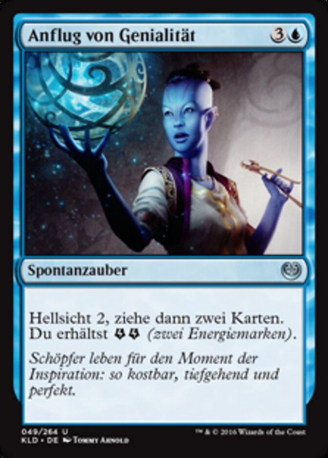 Anflug von Genialität