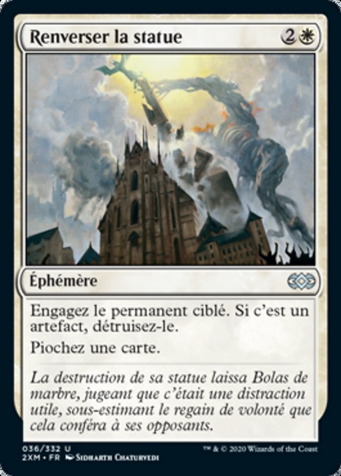 Renverser la statue