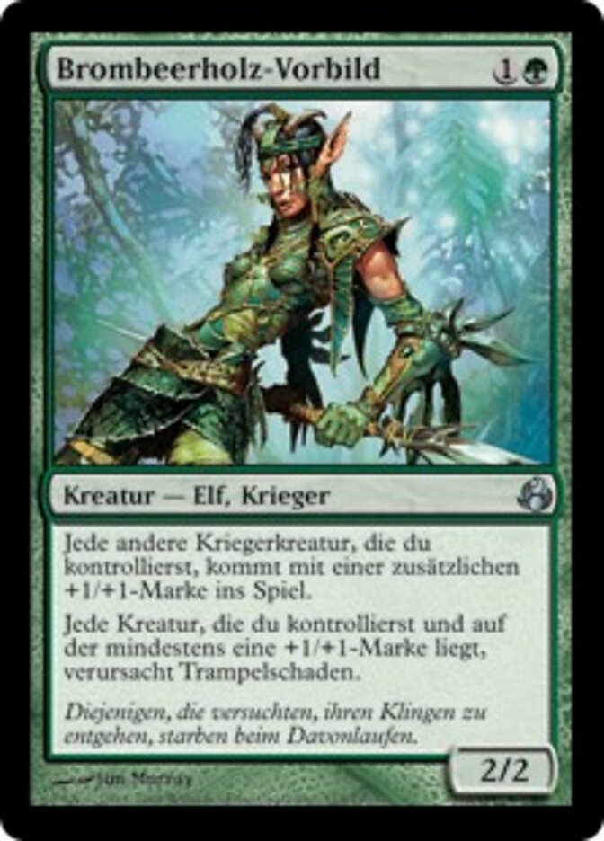 Brombeerholz-Vorbild