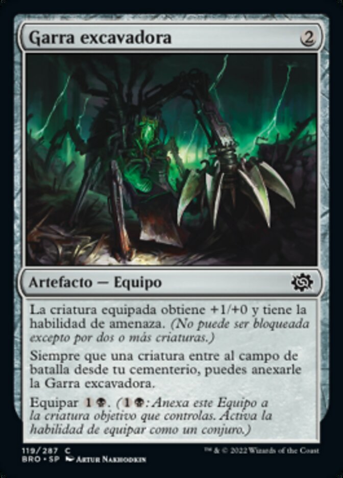 Garra excavadora