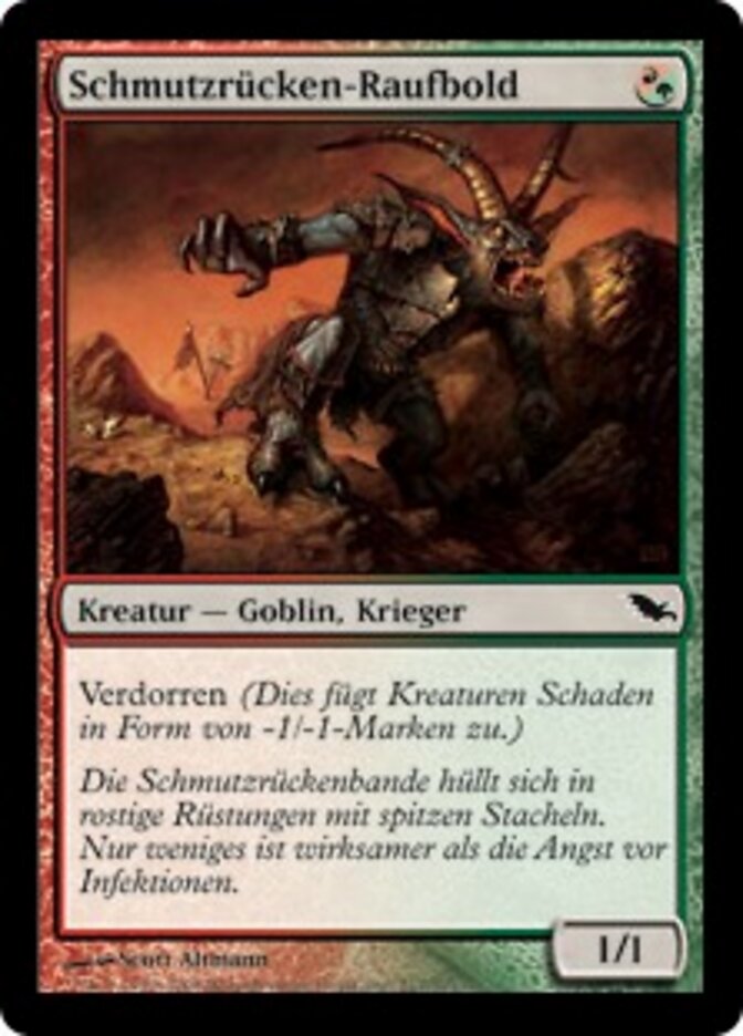 Schmutzrücken-Raufbold