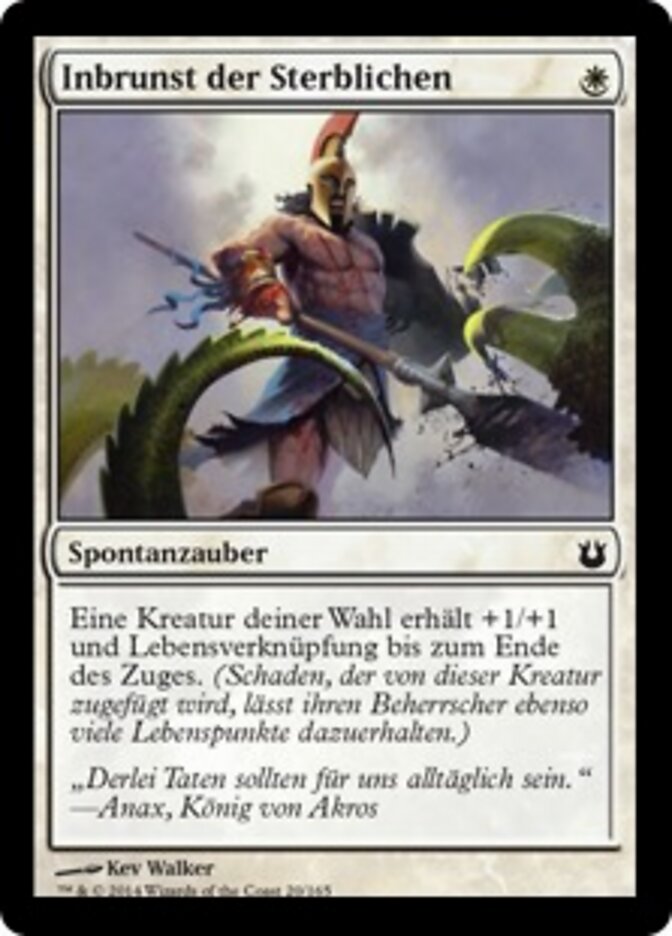 Inbrunst der Sterblichen