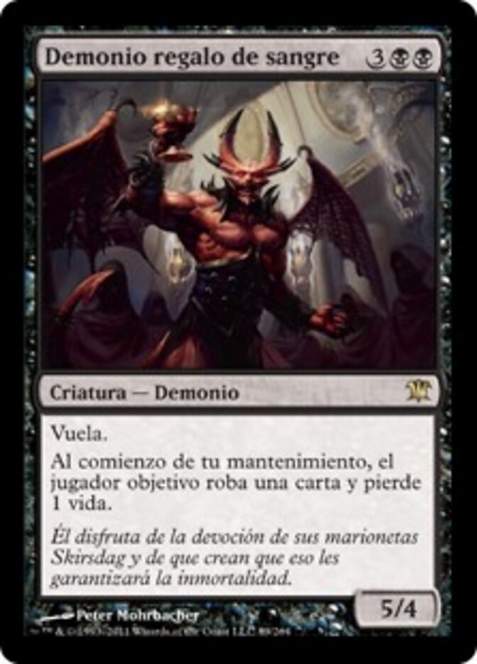 Demonio regalo de sangre