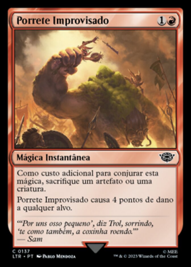 Porrete Improvisado