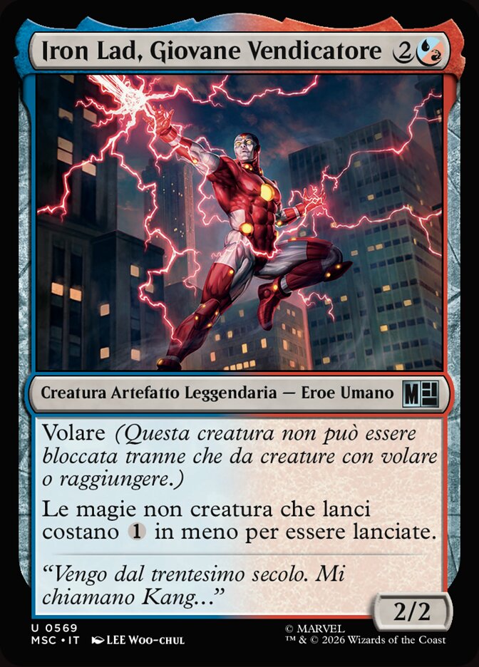 Iron Lad, Giovane Vendicatore