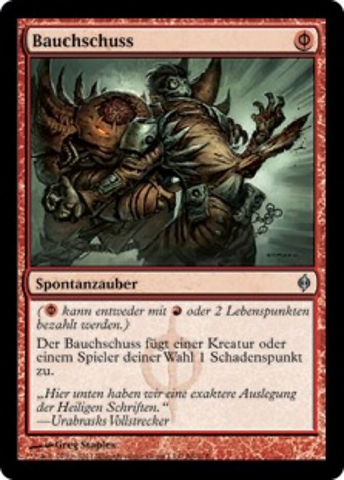 Bauchschuss