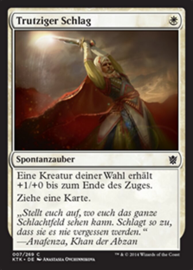 Trutziger Schlag