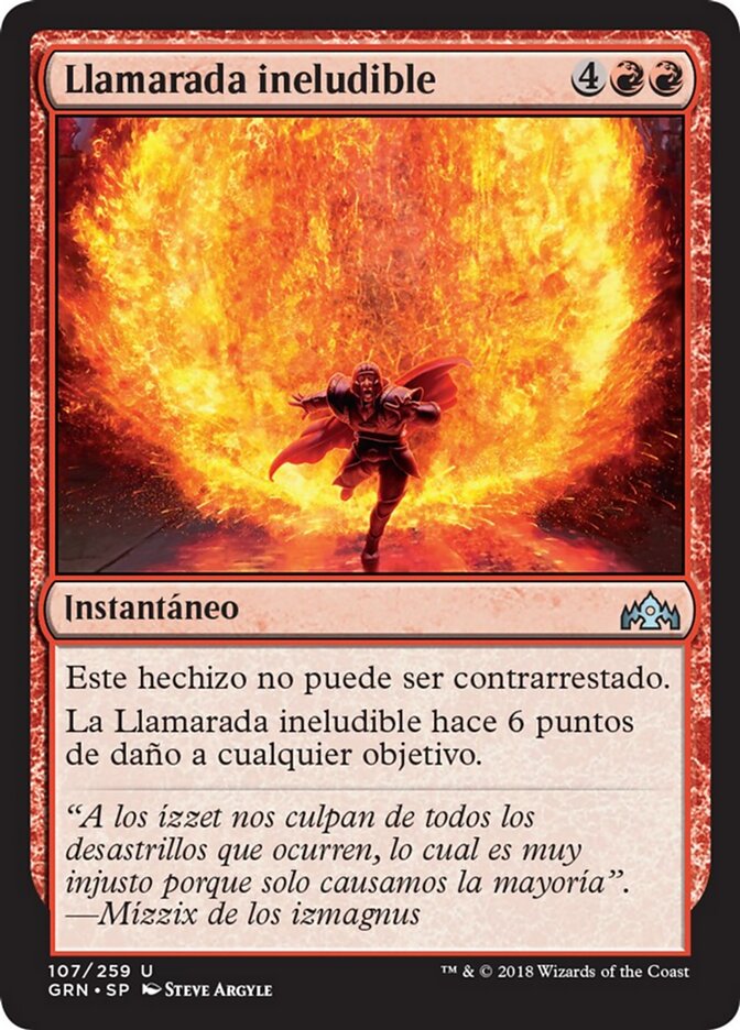 Llamarada ineludible