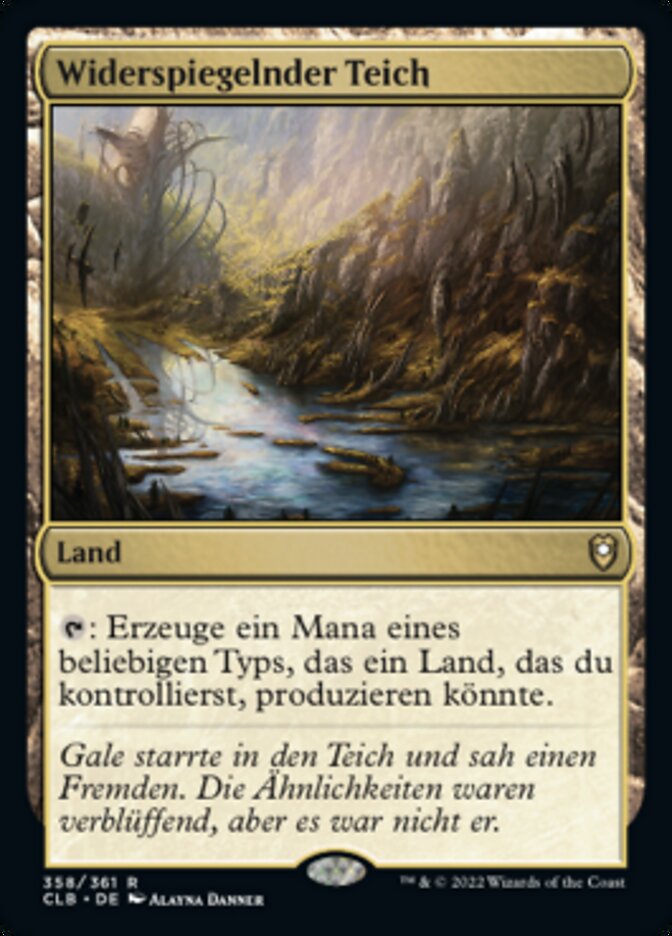 Widerspiegelnder Teich