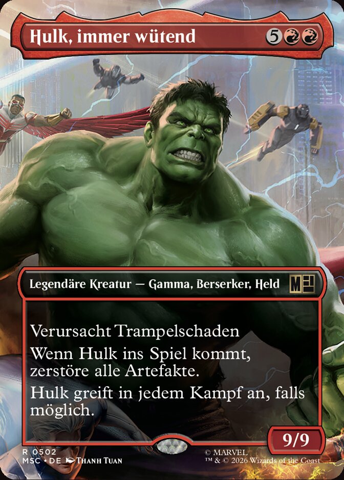 Hulk, immer wütend