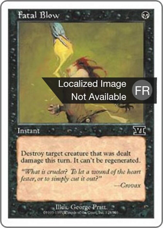 Coup fatal