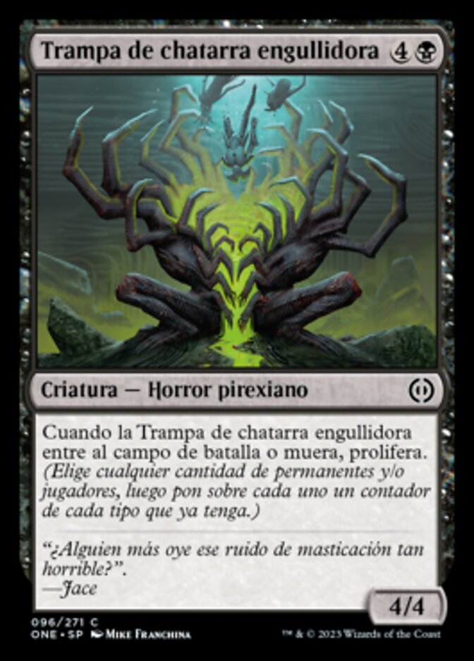 Trampa de chatarra engullidora