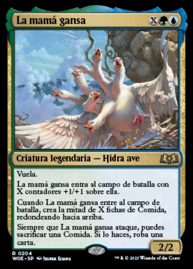 La mamá gansa