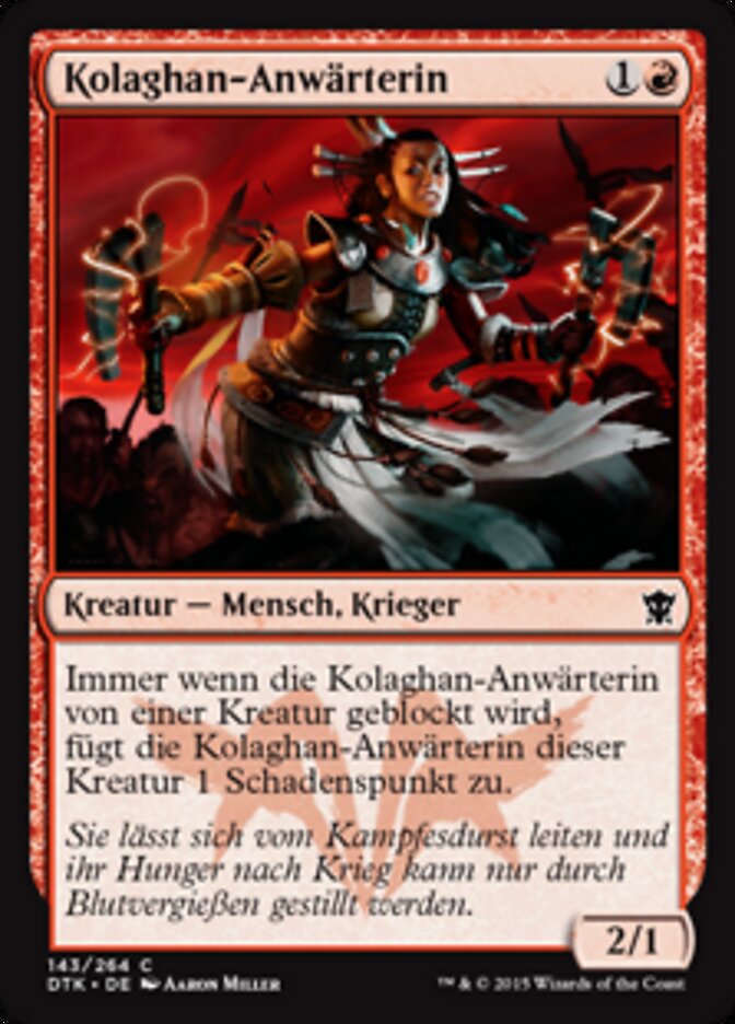 Kolaghan-Anwärterin