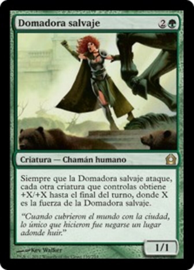 Domadora salvaje