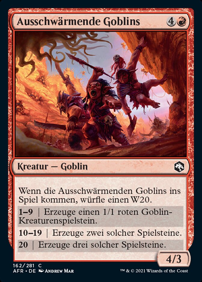 Ausschwärmende Goblins