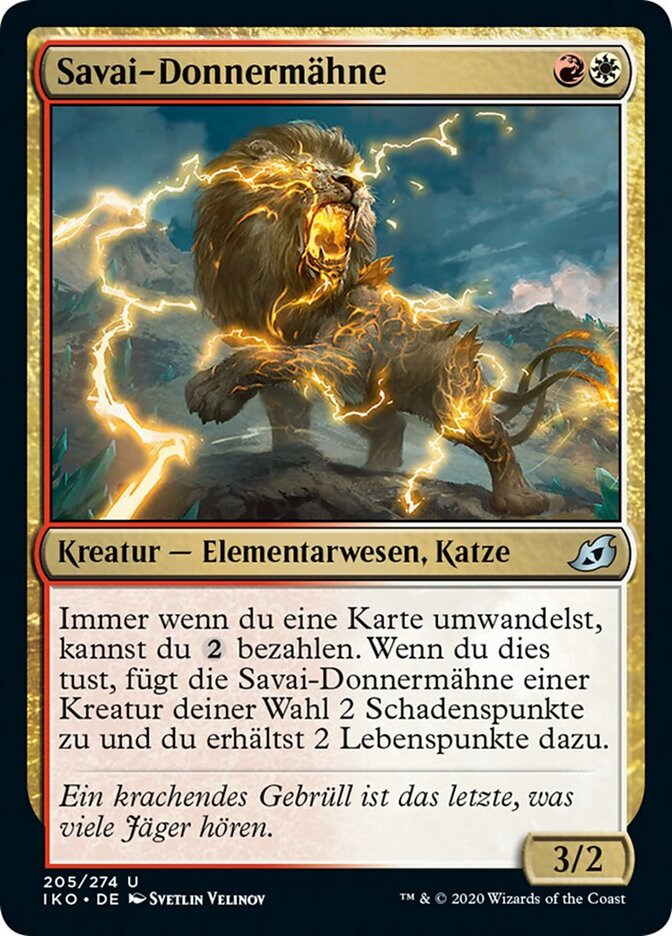 Savai-Donnermähne