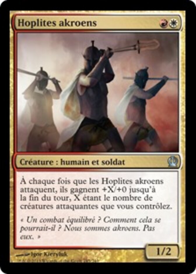 Hoplites akroens