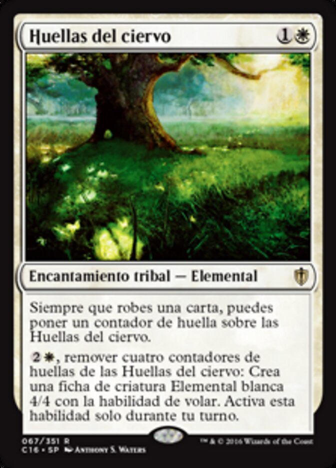 Huellas del ciervo
