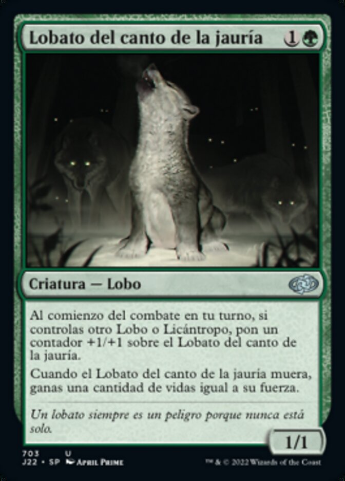 Lobato del canto de la jauría
